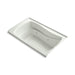 KOHLER K-1239-R Mariposa 60" x 36" alcove whirlpool, right drain, dune