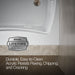 KOHLER K-1239-R Mariposa 60" x 36" alcove whirlpool, right drain, white - view 4