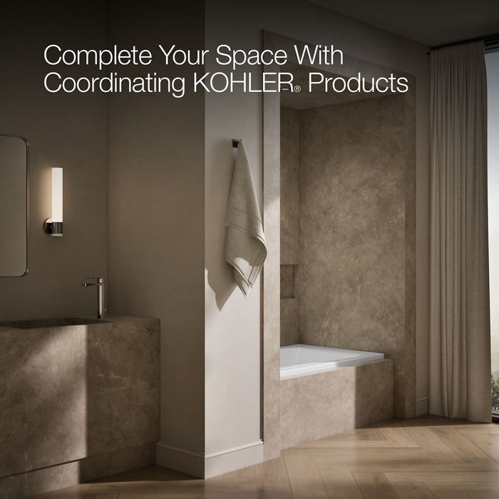 KOHLER K-1242-L Mariposa 60" x 36" alcove bath, left drain, white - view 4