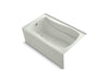 KOHLER K-1242-LA Mariposa 60" x 36" alcove bath, left drain, dune