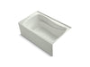 KOHLER K-1242-RA Mariposa 60" x 36" alcove bath, right drain, dune