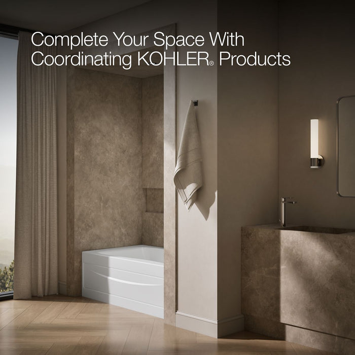 KOHLER K-1242-RA Mariposa 60" x 36" alcove bath, right drain, white - view 3