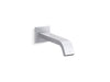 KOHLER K-124L36-SANL Loure Wall-mount touchless faucet with Kinesis sensor technology, DC-powered, polished chrome