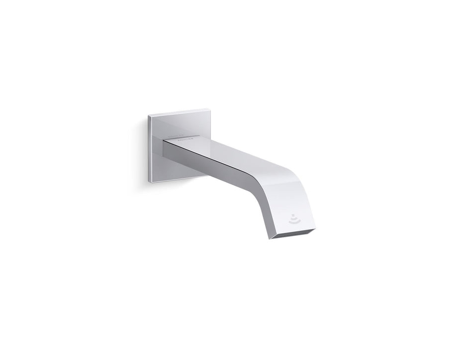 KOHLER K-124L36-SANL Loure Wall-mount touchless faucet with Kinesis sensor technology, DC-powered, polished chrome