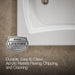 KOHLER K-1257 Mariposa 72" x 36" drop-in whirlpool bath, white - view 4