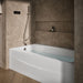 KOHLER K-1257-GHLA Mariposa 72" x 36" alcove Heated BubbleMassage air bath, left drain, white - view 3