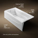 KOHLER K-1257-GHLA Mariposa 72" x 36" alcove Heated BubbleMassage air bath, left drain, white - view 4