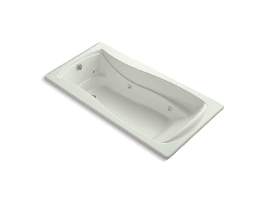 KOHLER K-1257-HB Mariposa 72" x 36" drop-in whirlpool bath with end drain, custom pump location and heater, dune