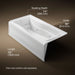 KOHLER K-1257-HL Mariposa 72" x 36" alcove whirlpool bath, left drain, white - view 5