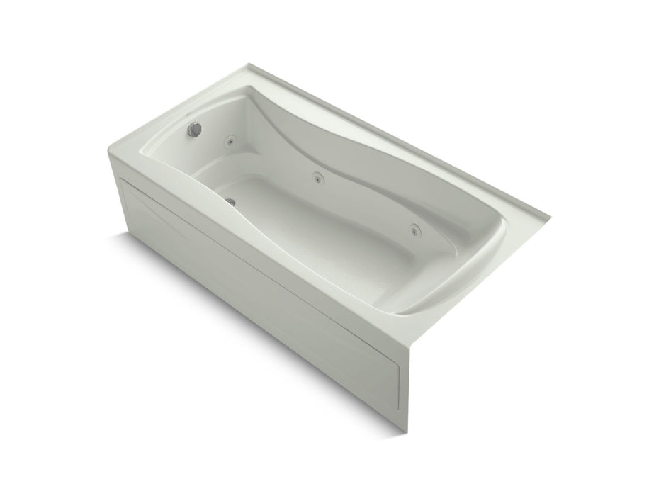 KOHLER K-1257-LAW Mariposa 72" x 36" alcove whirlpool bath with Bask heated surface, left drain, dune