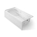 KOHLER K-1257-RAW Mariposa 72" x 36" alcove whirlpool bath with Bask heated surface, right drain, white