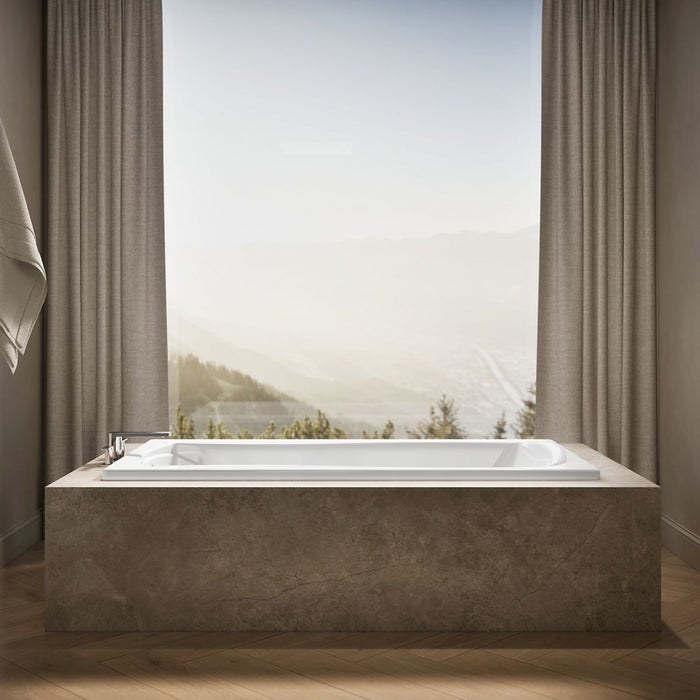 KOHLER K-1259 Mariposa 72" x 36" drop-in bath, white - view 5