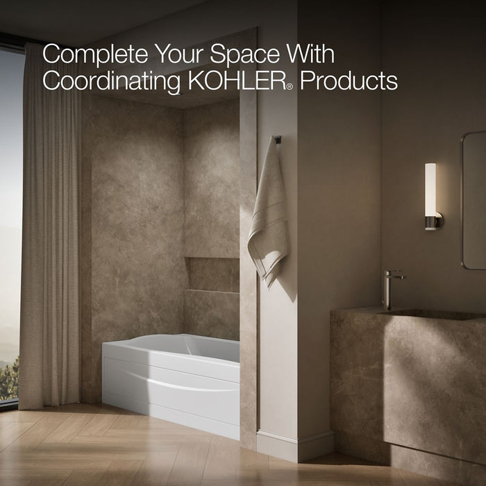 KOHLER K-1259-RA Mariposa 72" x 36" alcove bath, right drain, white - view 3