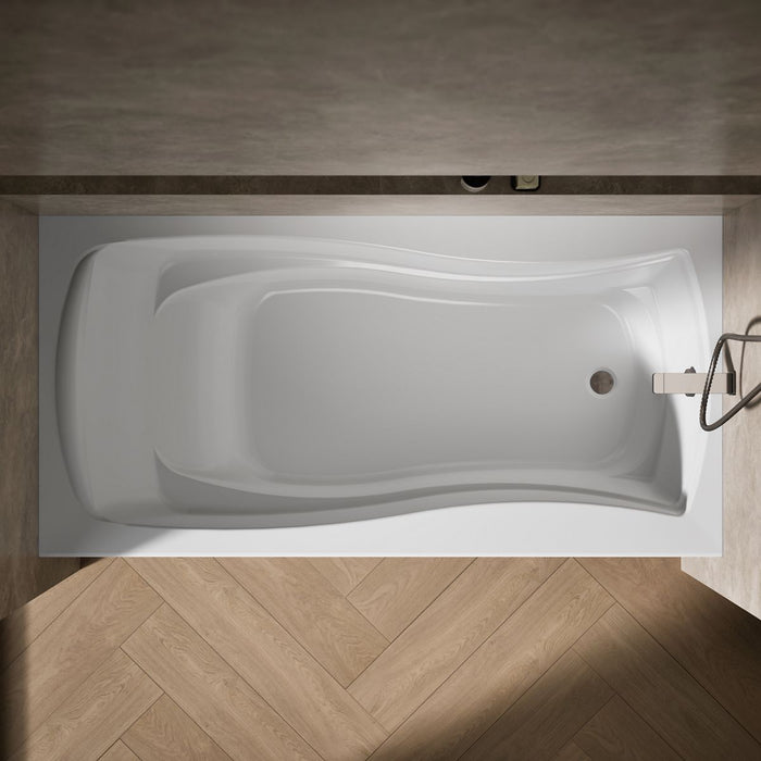 KOHLER K-1259-RA Mariposa 72" x 36" alcove bath, right drain, white - view 5