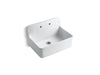 KOHLER K-12700-0 K-12700 Gilford 30" Top-/wall-mount Single-bowl Farmhouse Kitchen Sink, white