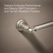 KOHLER K-13109 Pinstripe 24" towel bar, vibrant brushed nickel - view 5