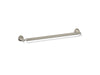 KOHLER K-13109 Pinstripe 24" towel bar, vibrant polished nickel