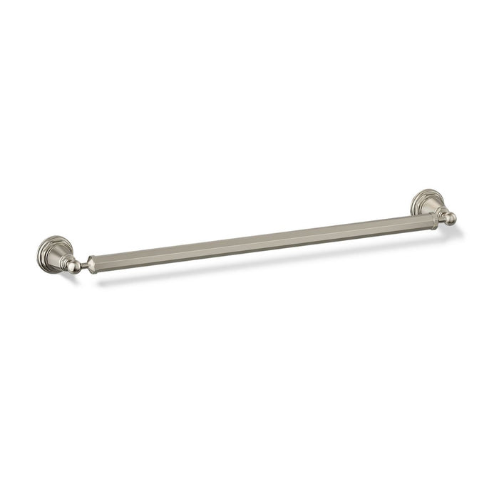 KOHLER K-13109 Pinstripe 24" towel bar, vibrant polished nickel - view 4