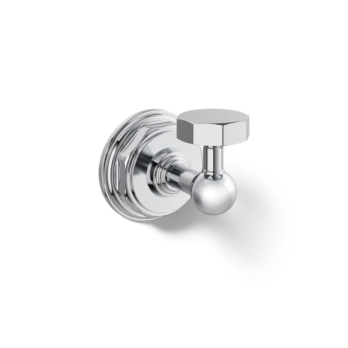 KOHLER K-13113 Pinstripe Robe hook, polished chrome - view 5
