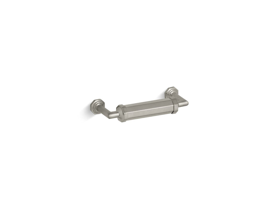 KOHLER K-13125 Pinstripe 3" cabinet pull, vibrant brushed nickel