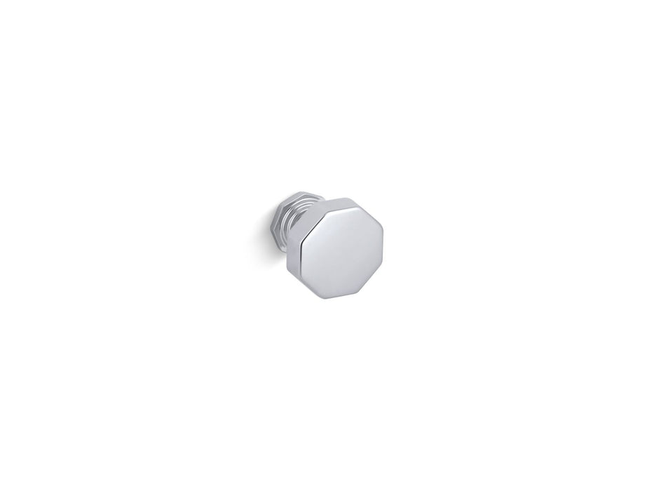 KOHLER K-13126 Pinstripe Cabinet knob, polished chrome