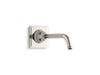 KOHLER K-13136 Pinstripe Shower arm and flange, vibrant polished nickel