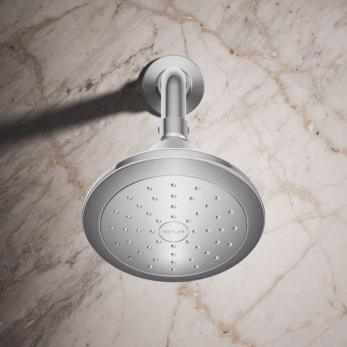 KOHLER K-13137-AK Pinstripe Single-function showerhead, 2.5 gpm, polished chrome - view 3