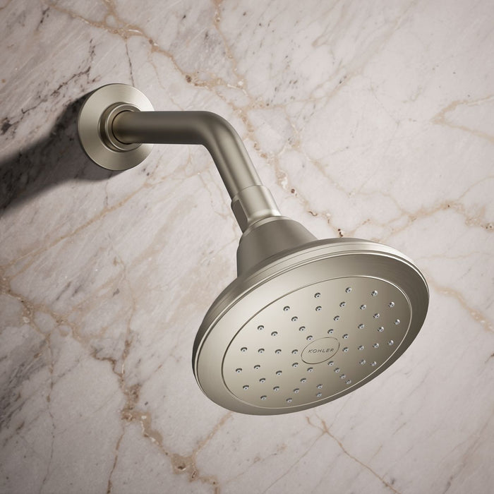 KOHLER K-13137-AK Pinstripe Single-function showerhead, 2.5 gpm, vibrant brushed nickel - view 5