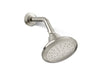 KOHLER K-13137-AK Pinstripe Single-function showerhead, 2.5 gpm, vibrant polished nickel