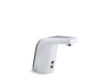 KOHLER K-13461 Sculpted Touchless single-hole lavatory faucet with Insight sensor technology, DC-powered, 0.5 gpm,...
