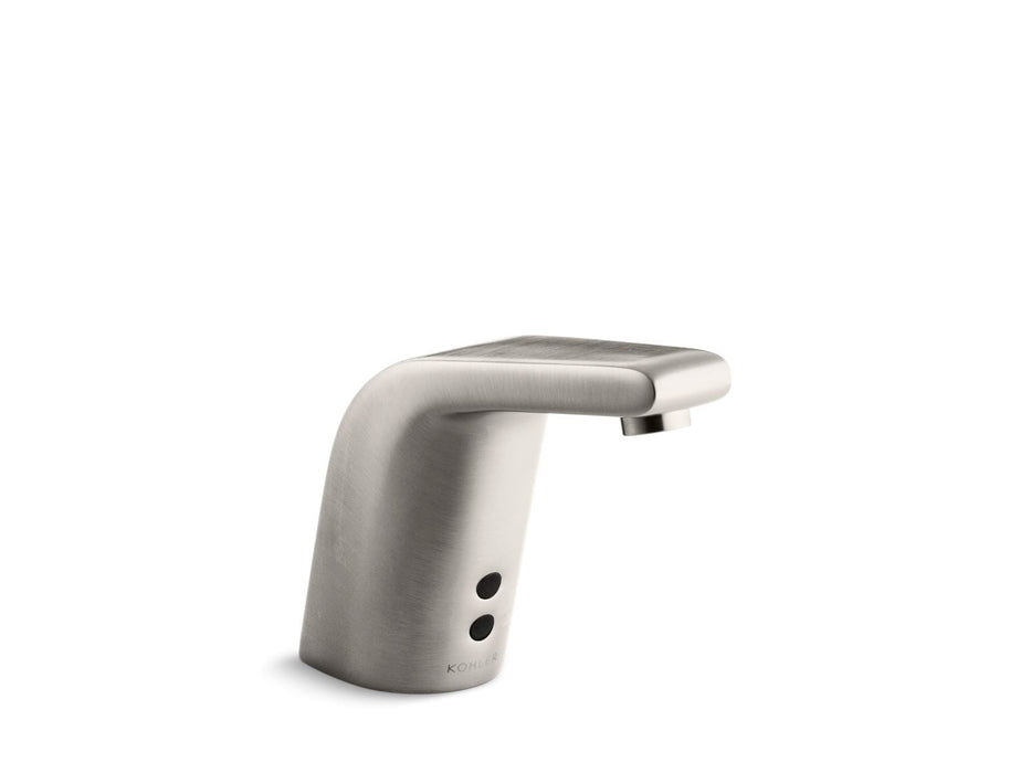 KOHLER K-13461 Sculpted Touchless single-hole lavatory faucet with Insight sensor technology, DC-powered, 0.5 gpm,...