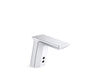 KOHLER K-13467-SATA Geometric Touchless single-hole lavatory faucet with Insight sensor technology, DC-powered, less...