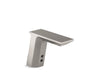 KOHLER K-13468 Geometric Touchless single-hole lavatory faucet with Insight sensor technology and temperature mixer,...