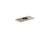 KOHLER K-13478-B 4" escutcheon plate for Insight and Kinesis faucet, vibrant brushed nickel