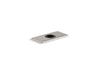 KOHLER K-13478-B 4" escutcheon plate for Insight and Kinesis faucet, vibrant stainless
