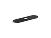 KOHLER K-13479-A 8" escutcheon plate for Insight and Kinesis faucet, matte black
