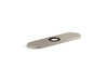 KOHLER K-13479-A 8" escutcheon plate for Insight and Kinesis faucet, vibrant brushed nickel