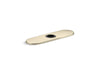 KOHLER K-13479-A 8" escutcheon plate for Insight and Kinesis faucet, vibrant french gold