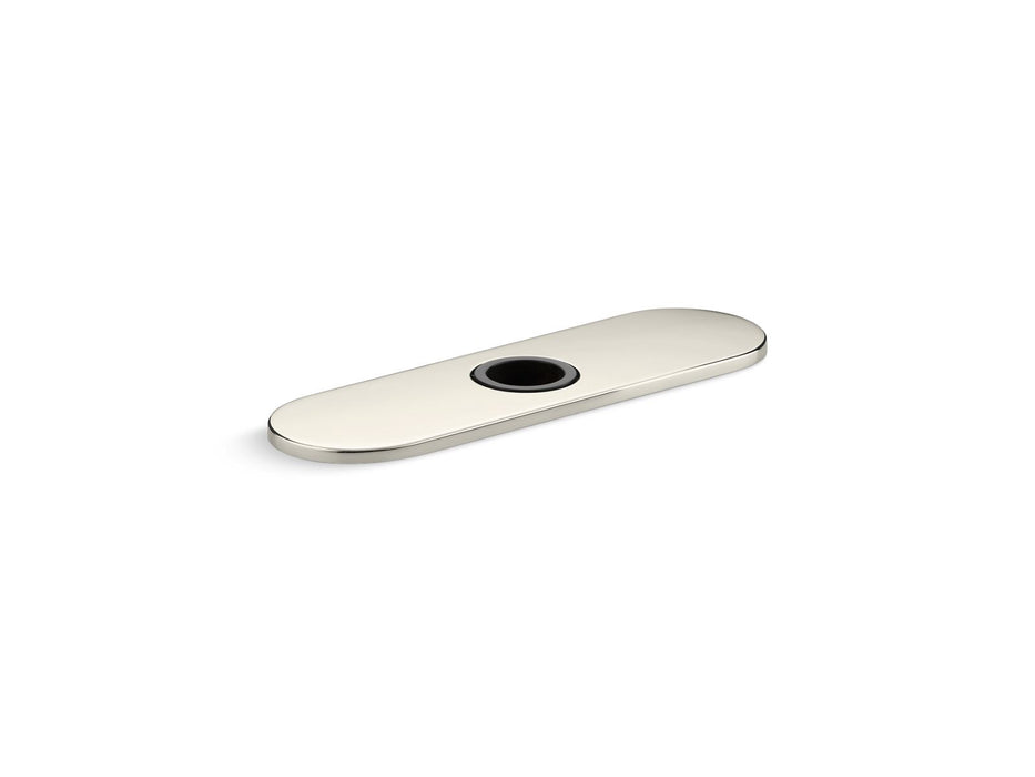 KOHLER K-13479-A 8" escutcheon plate for Insight and Kinesis faucet, vibrant polished nickel