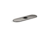 KOHLER K-13479-A 8" escutcheon plate for Insight and Kinesis faucet, vibrant titanium