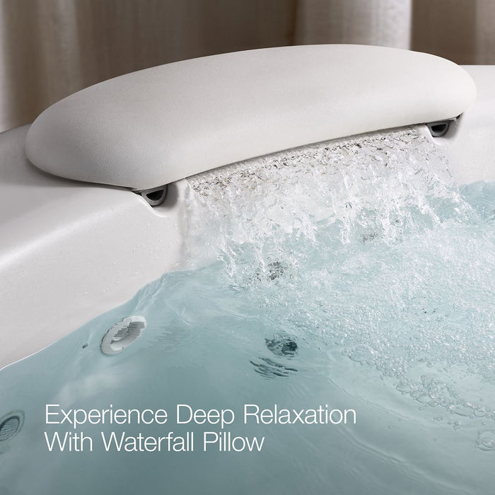 KOHLER K-1360-H2 RiverBath 75" x 45" drop-in heated whirlpool bath, white