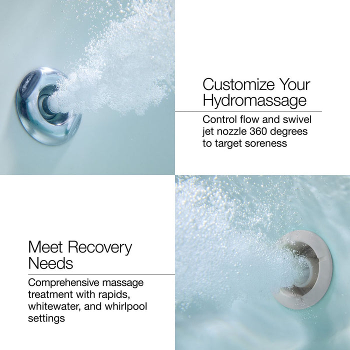 KOHLER K-1360-H2 RiverBath 75" x 45" drop-in heated whirlpool bath, white - view 3