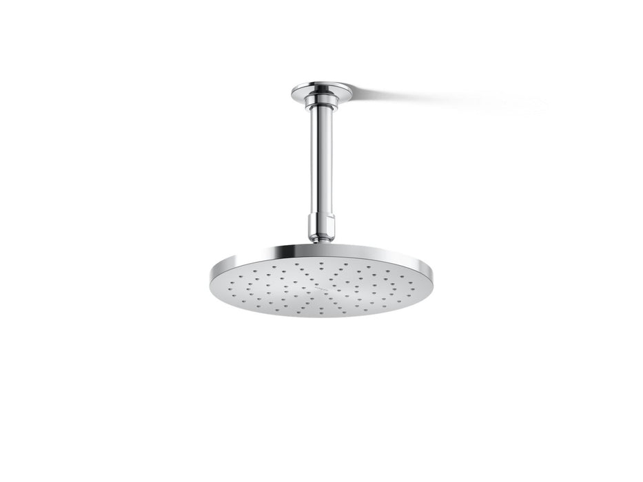 KOHLER K-13688 Contemporary Round 8" single-function rainhead, 2.5 gpm, polished chrome
