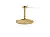 KOHLER K-13688 Contemporary Round 8" single-function rainhead, 2.5 gpm, vibrant brushed moderne brass