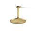 KOHLER K-13688 Contemporary Round 8" single-function rainhead, 2.5 gpm, vibrant brushed moderne brass - view 4