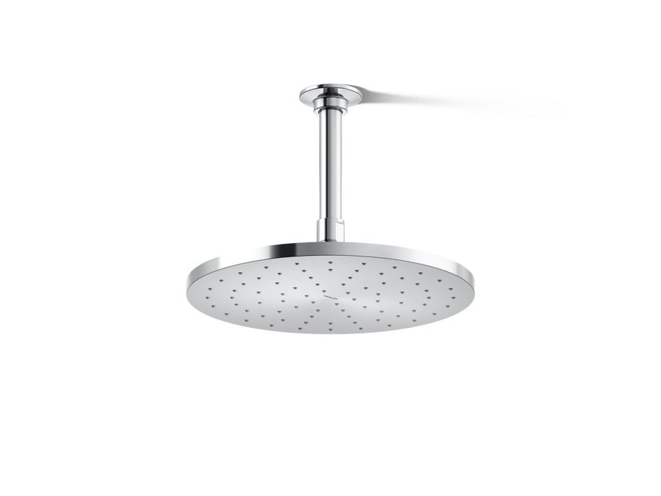 KOHLER K-13689 Contemporary Round 10" single-function rainhead, 2.5 gpm, polished chrome