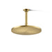 KOHLER K-13689 Contemporary Round 10" single-function rainhead, 2.5 gpm, vibrant brushed moderne brass