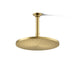 KOHLER K-13689 Contemporary Round 10" single-function rainhead, 2.5 gpm, vibrant brushed moderne brass - view 3