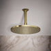 KOHLER K-13689 Contemporary Round 10" single-function rainhead, 2.5 gpm, vibrant french gold - view 5