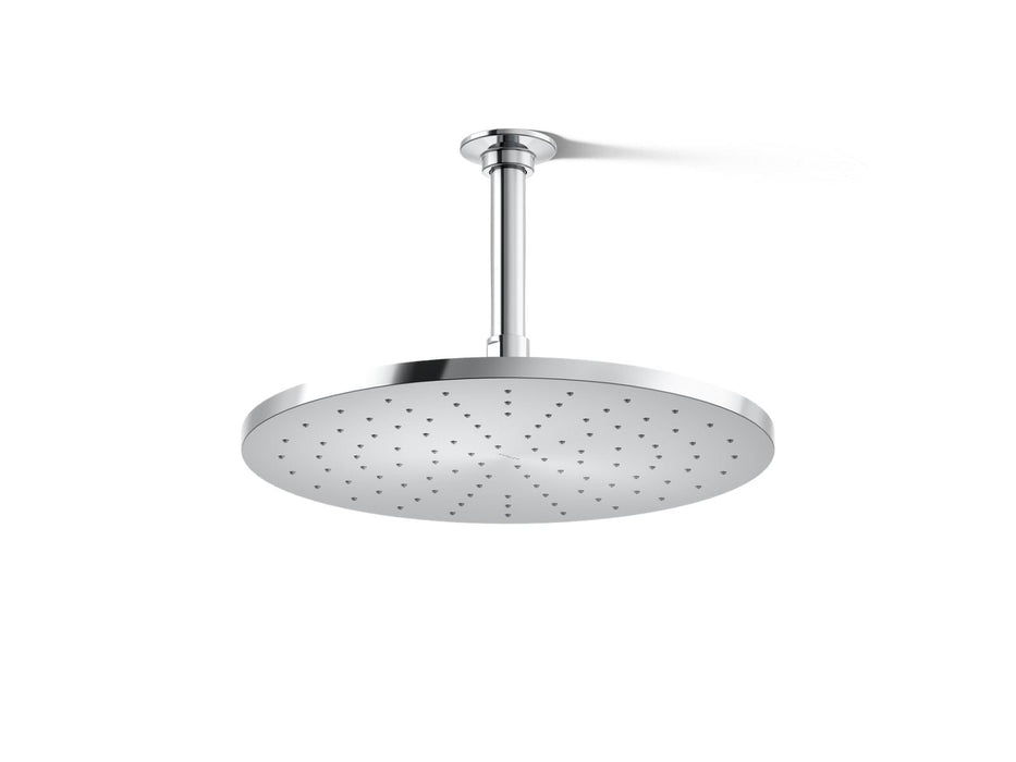 KOHLER K-13690 Contemporary Round 12" single-function rainhead, 2.5 gpm, polished chrome